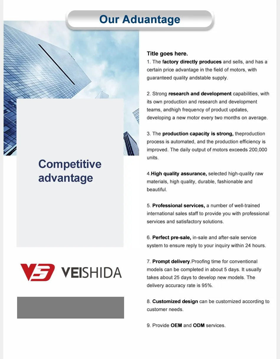 12Volt gear motor advantages